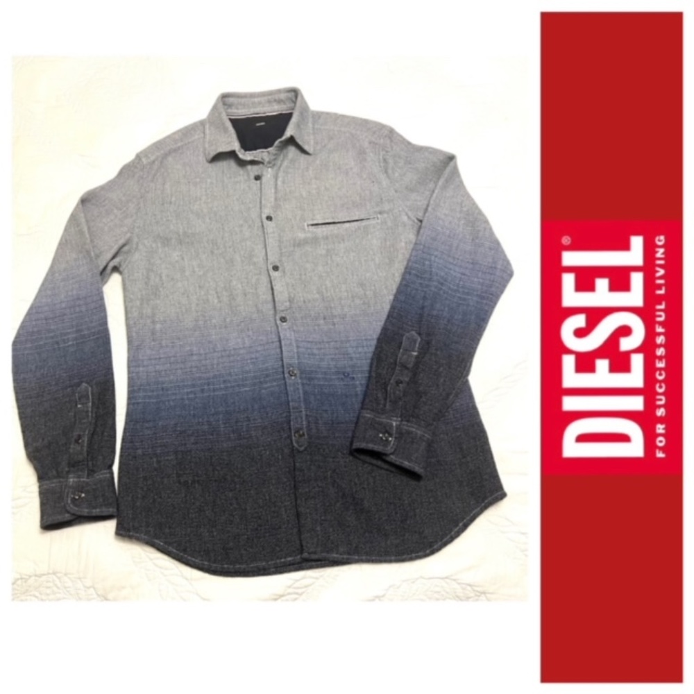 DIESEL MEN'S MULTI-COLOR D-SIMPLY-OVER SHIRT CORDUROY